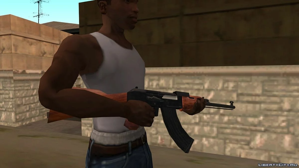 Улучшенное оригинальное оружие / GTA San Andreas