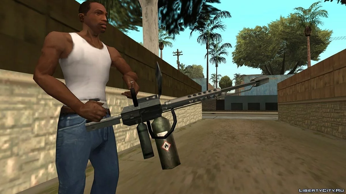 Улучшенное оригинальное оружие / GTA San Andreas