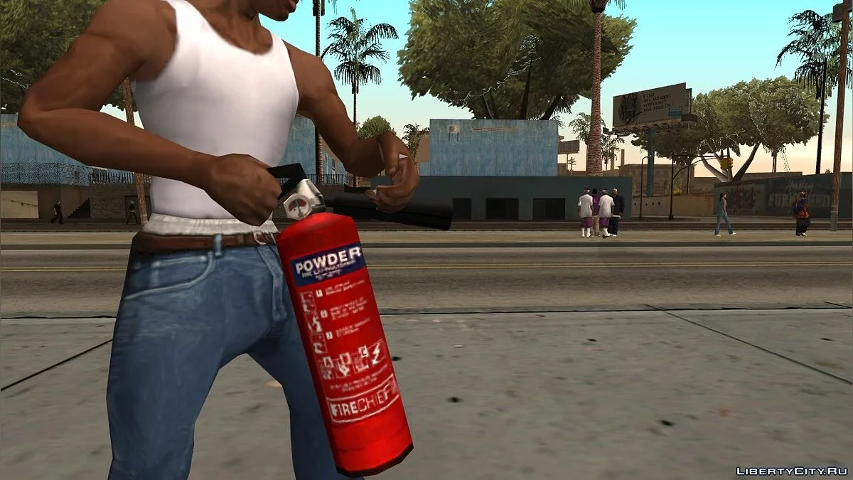 Улучшенное оригинальное оружие / GTA San Andreas