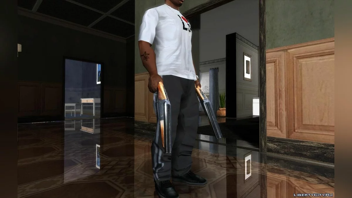 Улучшенное оружие и пикапы / GTA San Andreas