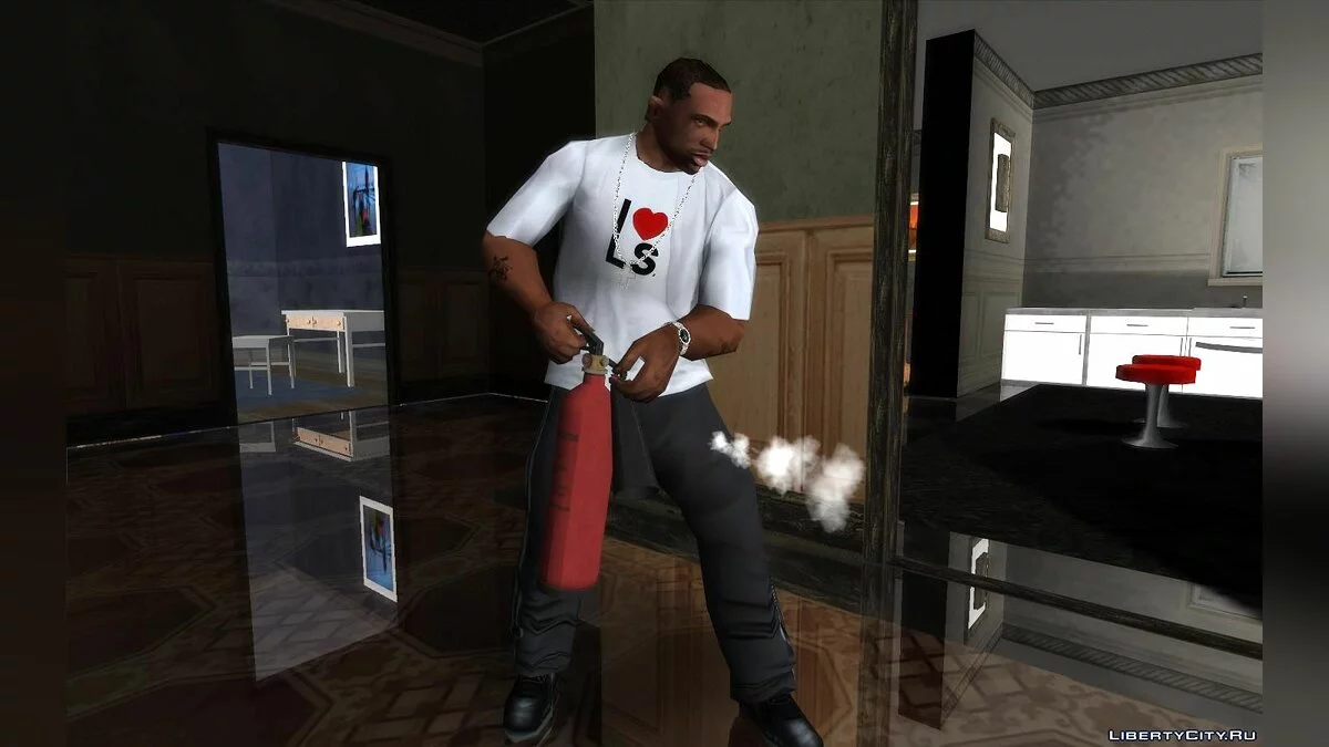Улучшенное оружие и пикапы / GTA San Andreas