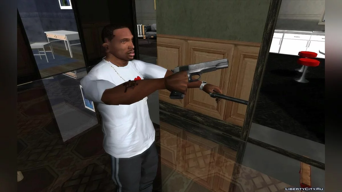 Улучшенное оружие и пикапы / GTA San Andreas
