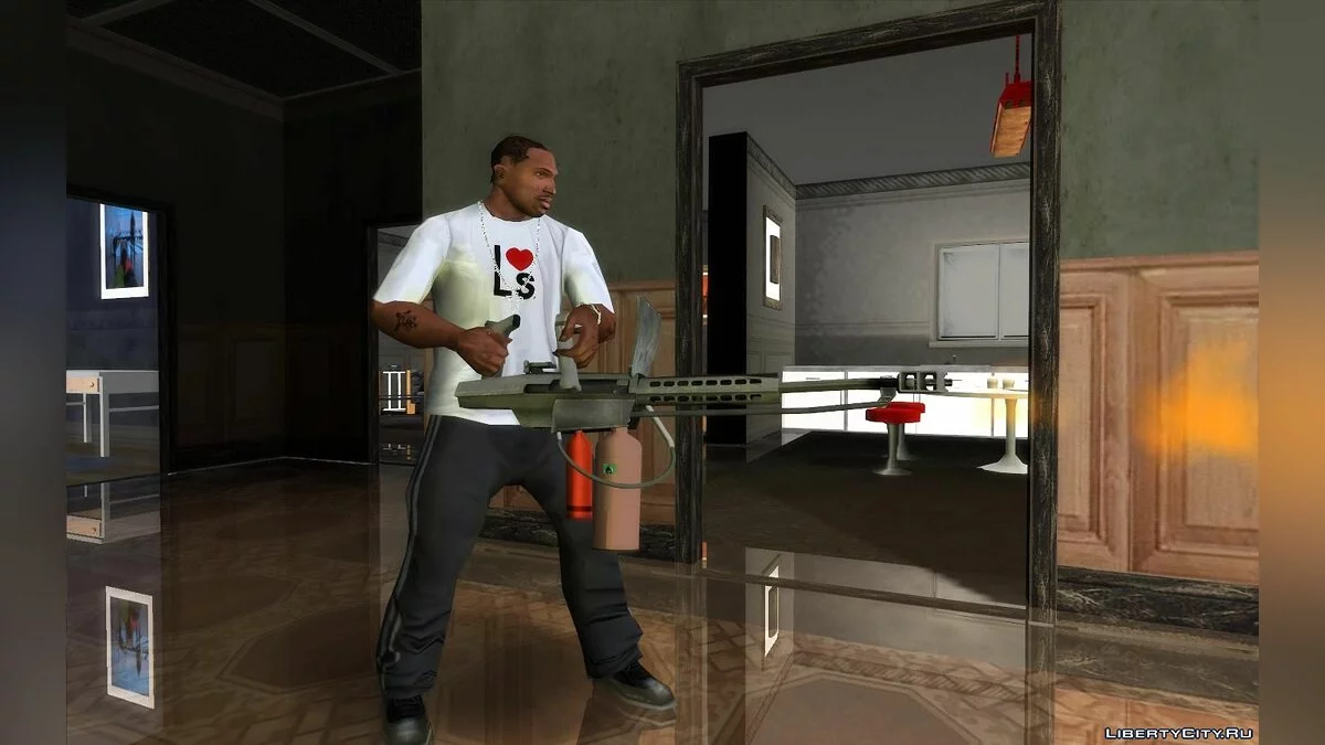 Улучшенное оружие и пикапы / GTA San Andreas
