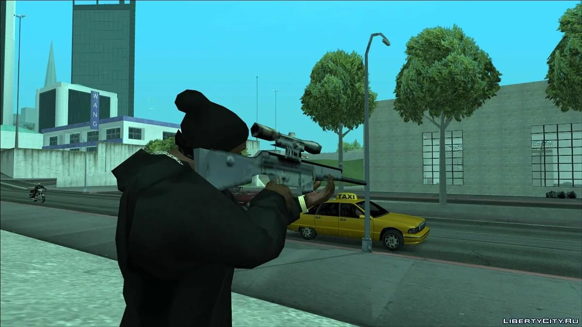 Восстановленное BETA оружие (MP5k, PSG1, Silenced) / GTA San Andreas