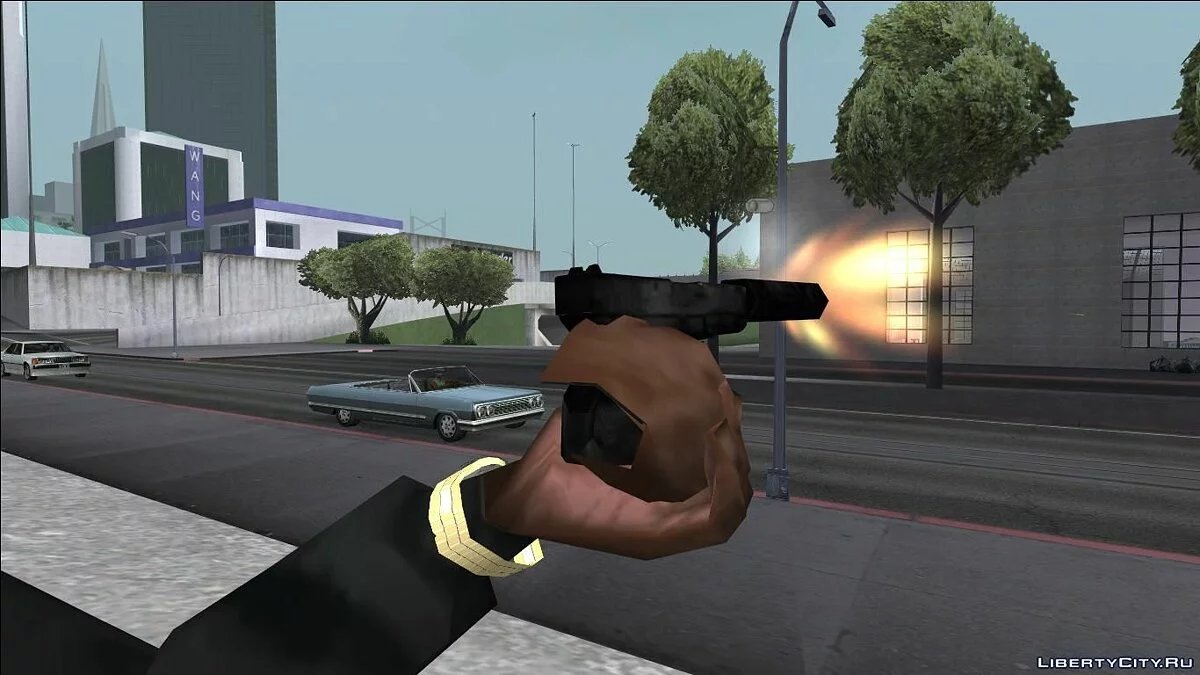 Восстановленное BETA оружие (MP5k, PSG1, Silenced) / GTA San Andreas