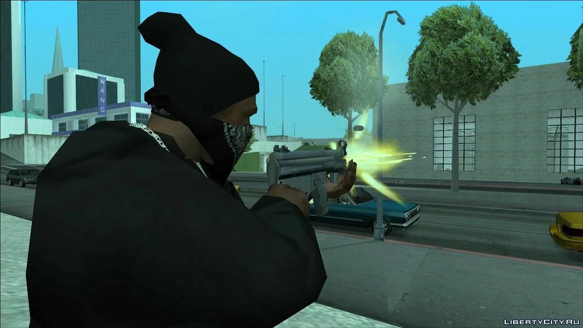 Восстановленное BETA оружие (MP5k, PSG1, Silenced) / GTA San Andreas