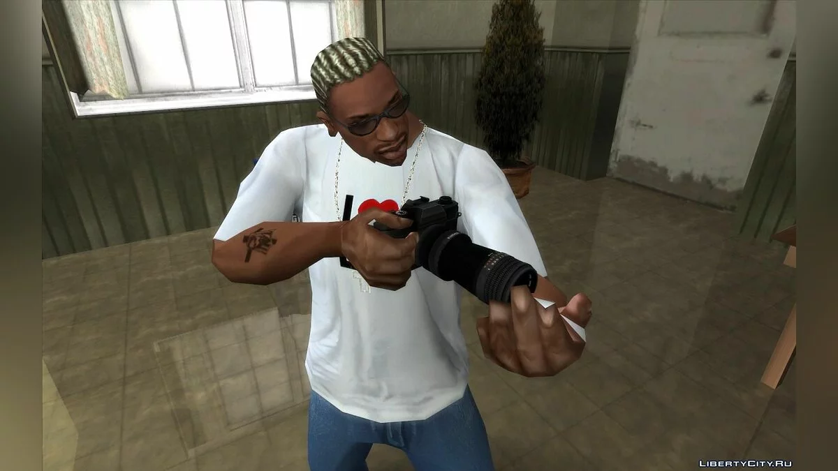 Улучшенное оружие NeXtGen + новые звуки и пикапы / GTA San Andreas