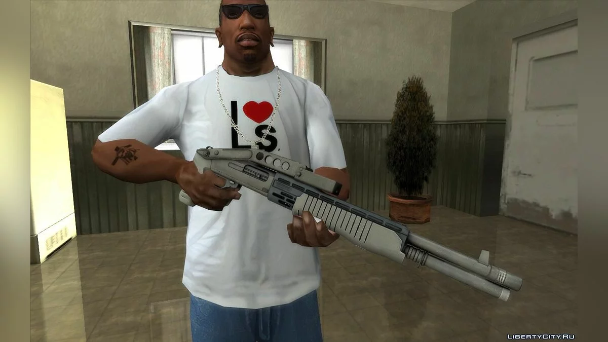 Улучшенное оружие NeXtGen + новые звуки и пикапы / GTA San Andreas