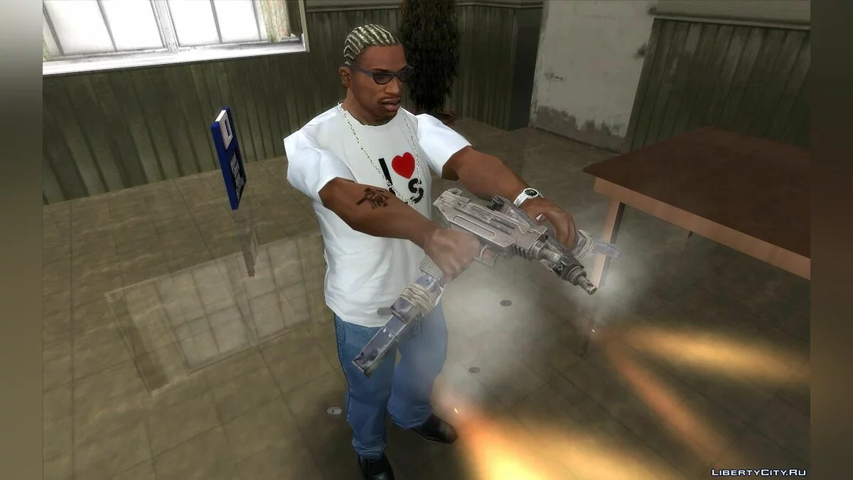Улучшенное оружие NeXtGen + новые звуки и пикапы / GTA San Andreas