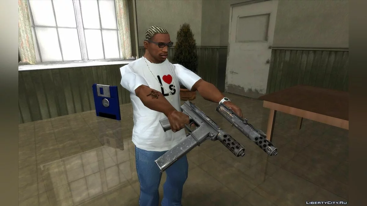 Улучшенное оружие NeXtGen + новые звуки и пикапы / GTA San Andreas
