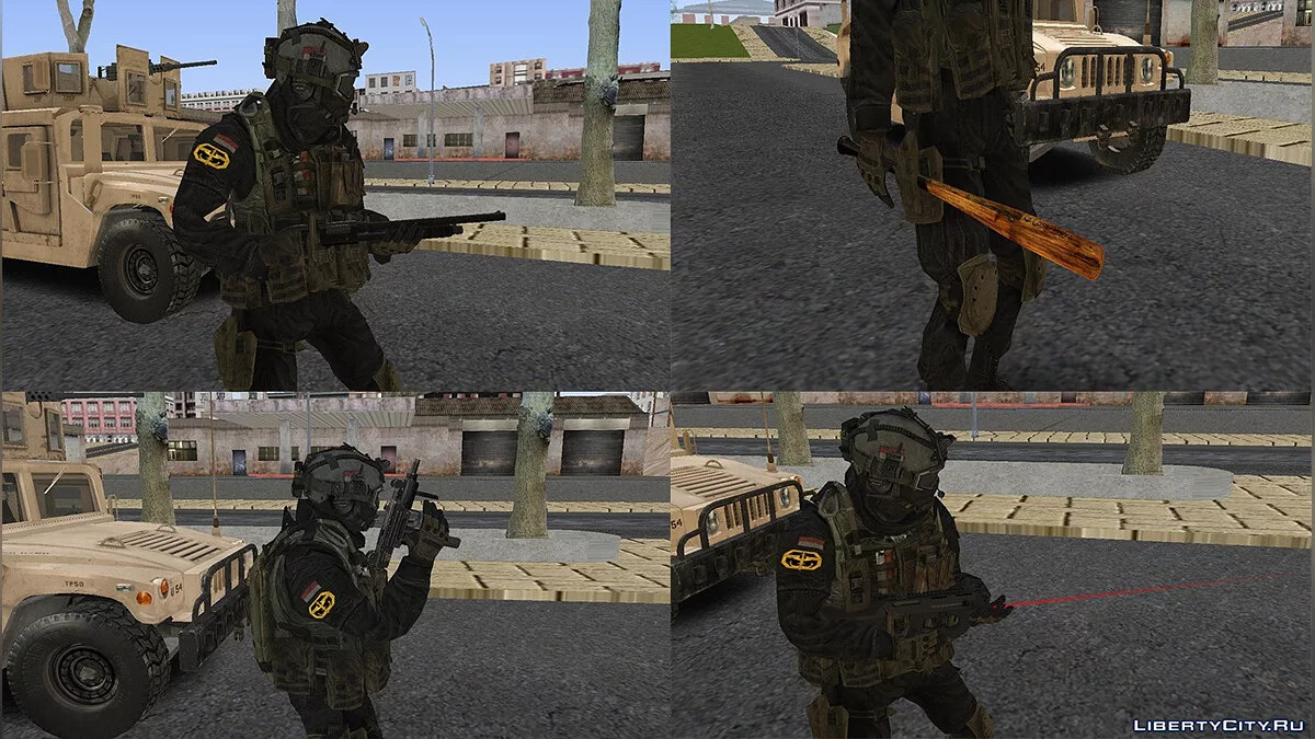 Пак реалистичного военного оружия / GTA San Andreas