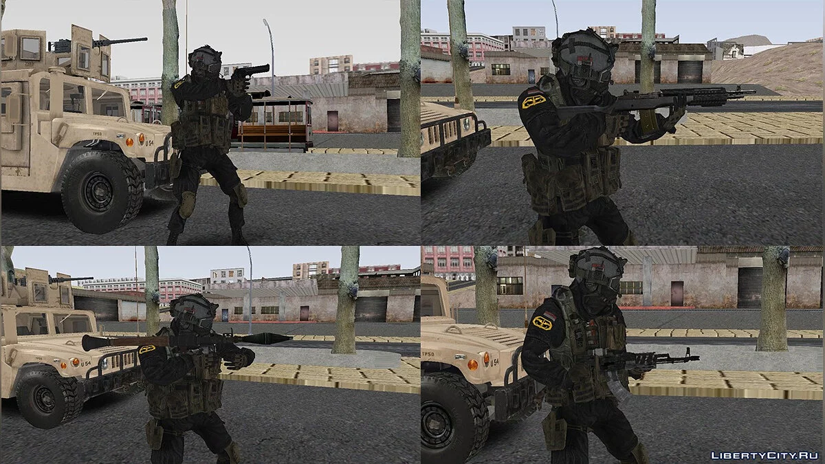Пак реалистичного военного оружия / GTA San Andreas