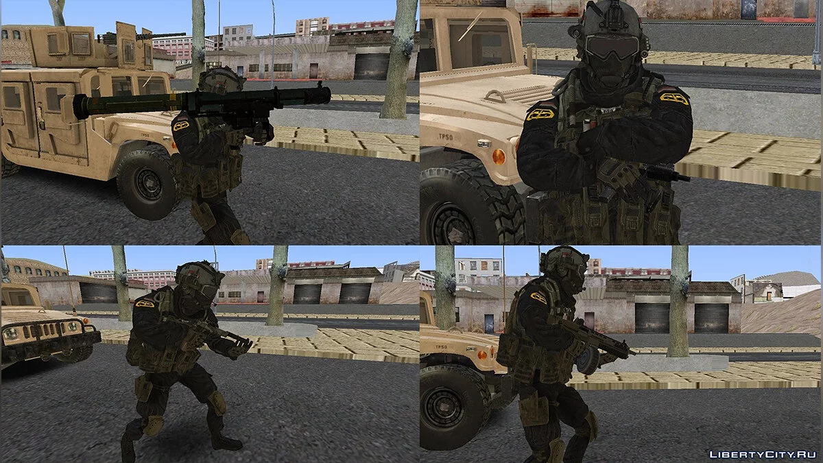 Пак реалистичного военного оружия / GTA San Andreas