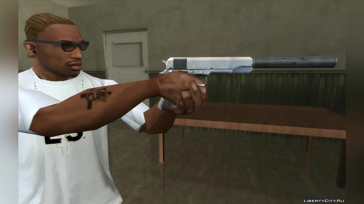 Правильное оружие v1.3 (Ретекстур стандартного оружия HD) / GTA San Andreas