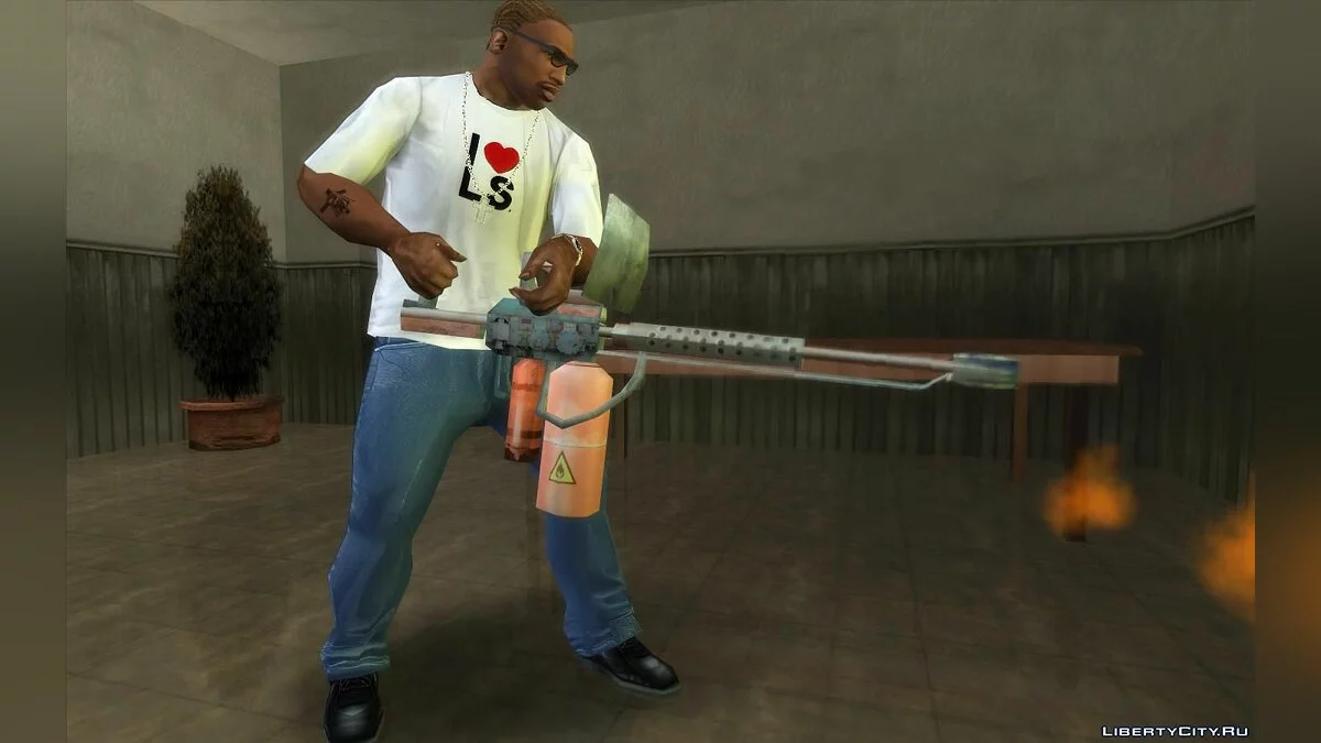 Правильное оружие v1.3 (Ретекстур стандартного оружия HD) / GTA San Andreas