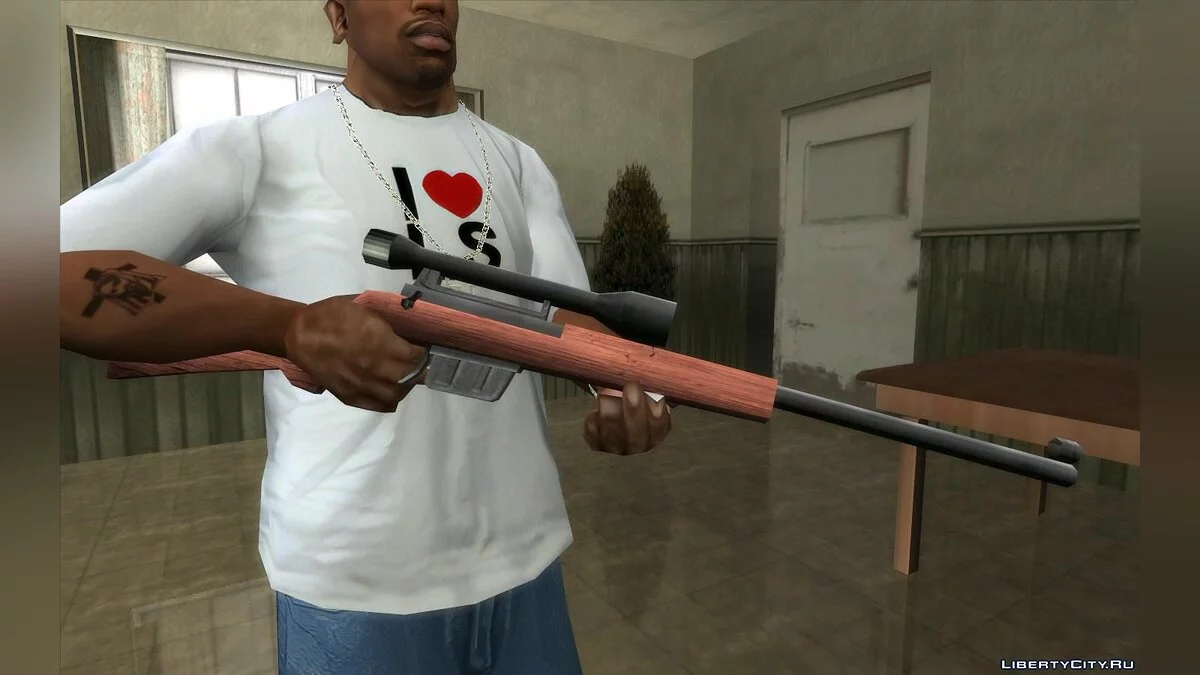 Правильное оружие v1.3 (Ретекстур стандартного оружия HD) / GTA San Andreas