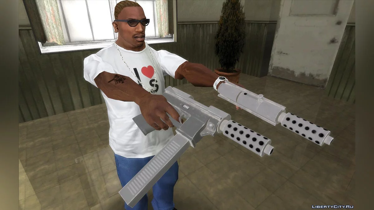 Сборник оружия из SA Definitive Edition / GTA San Andreas