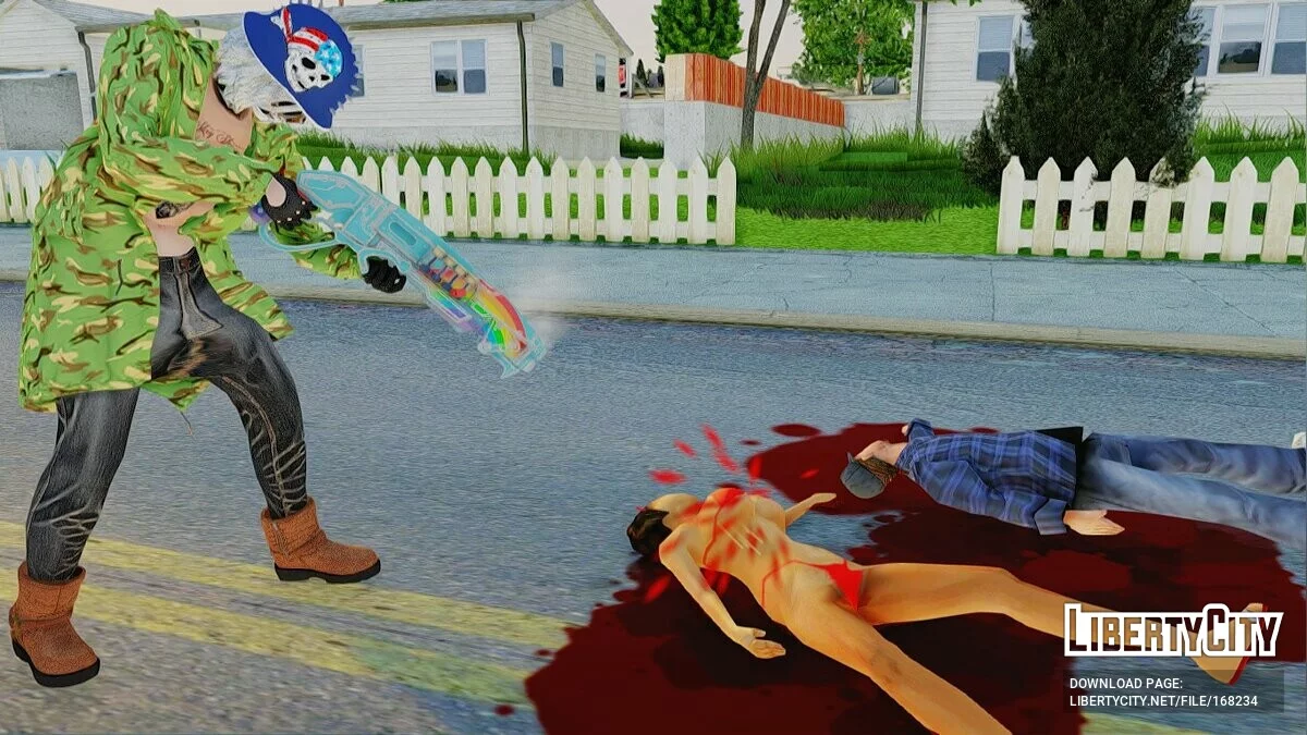 Радужное оружие / GTA San Andreas