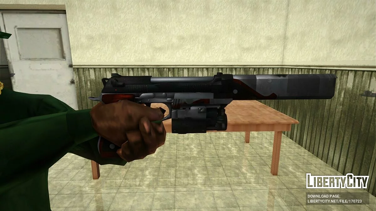 Сборник оружия из Resident Evil 7 / GTA San Andreas