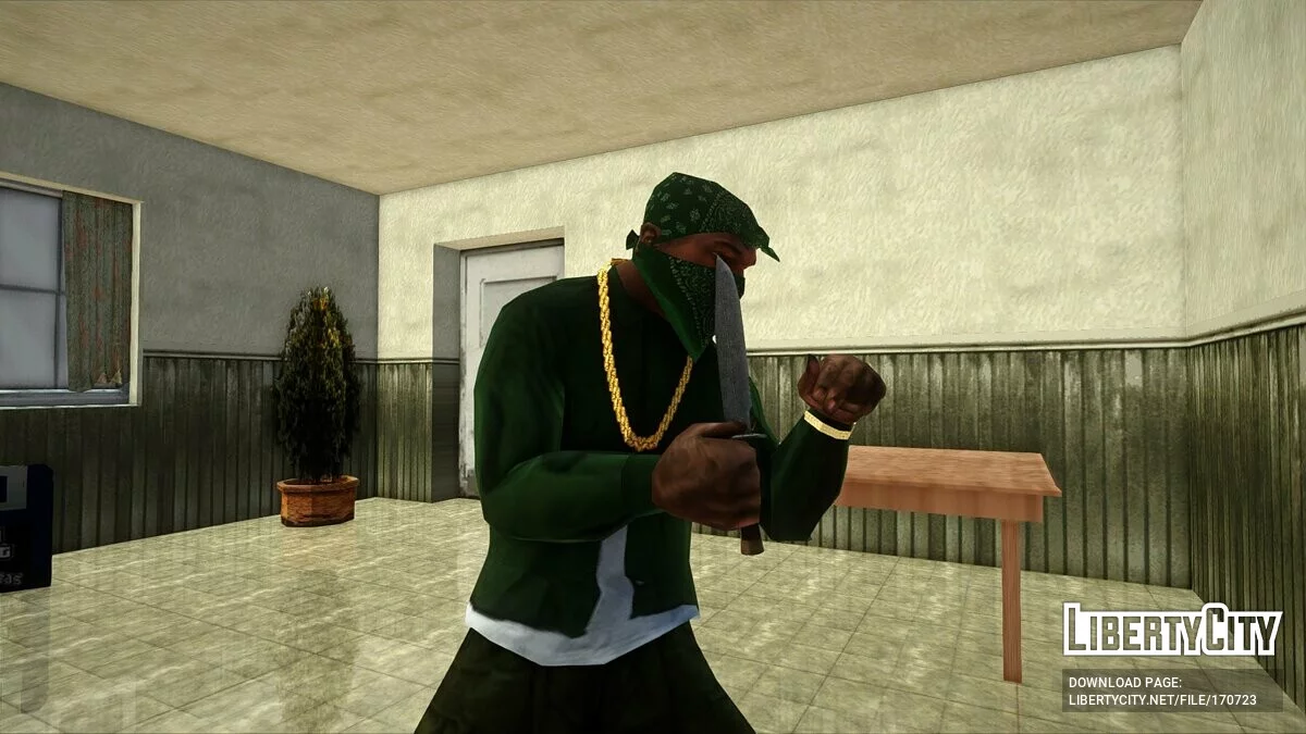 Сборник оружия из Resident Evil 7 / GTA San Andreas