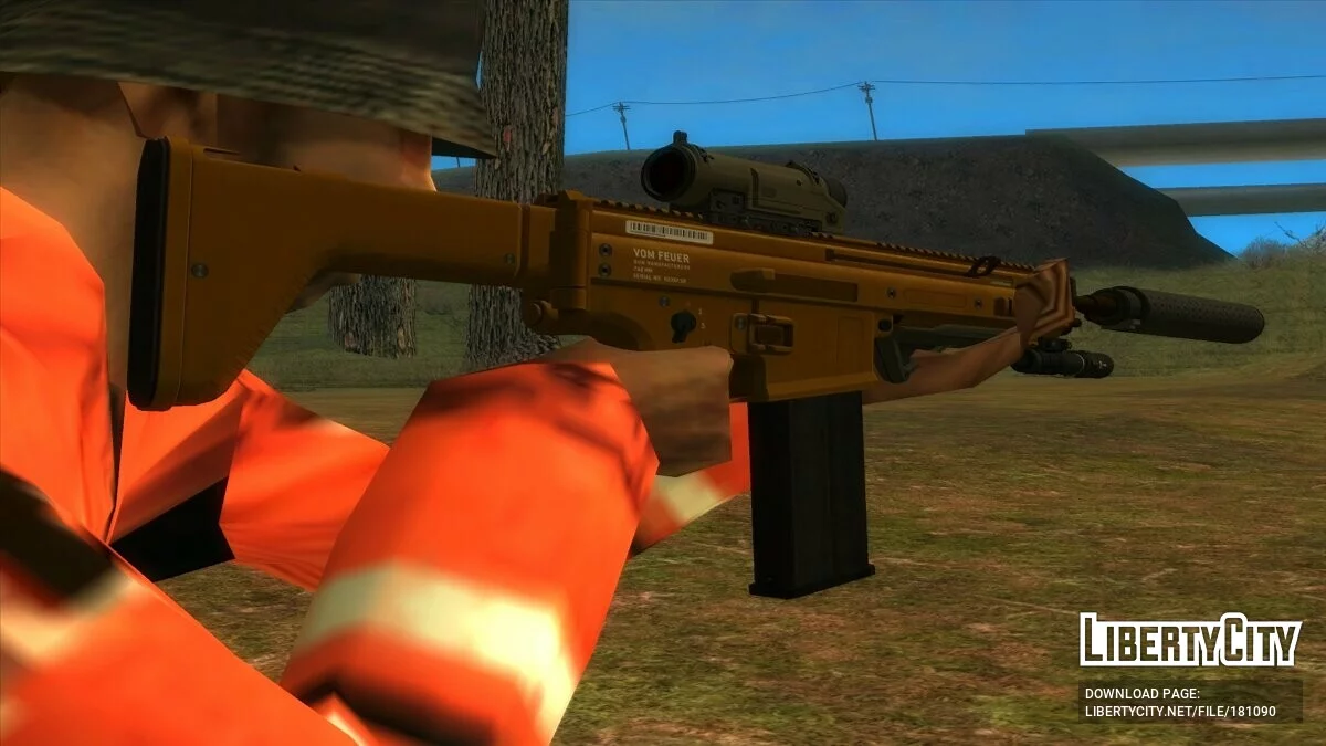 GTA 5 Vom Feuer Heavy Rifle / GTA San Andreas