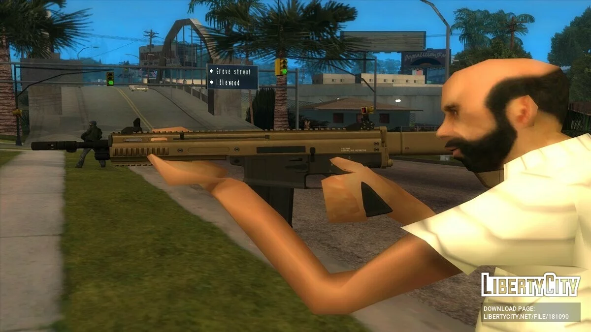 GTA 5 Vom Feuer Heavy Rifle / GTA San Andreas
