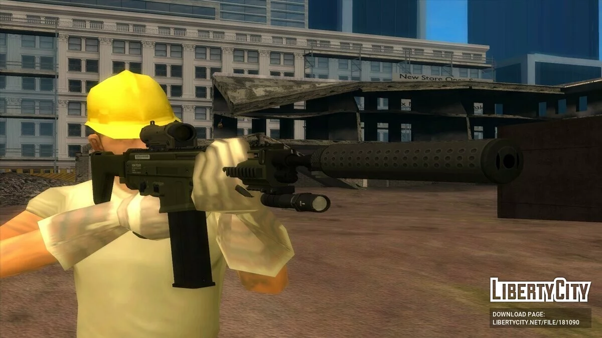 GTA 5 Vom Feuer Heavy Rifle / GTA San Andreas