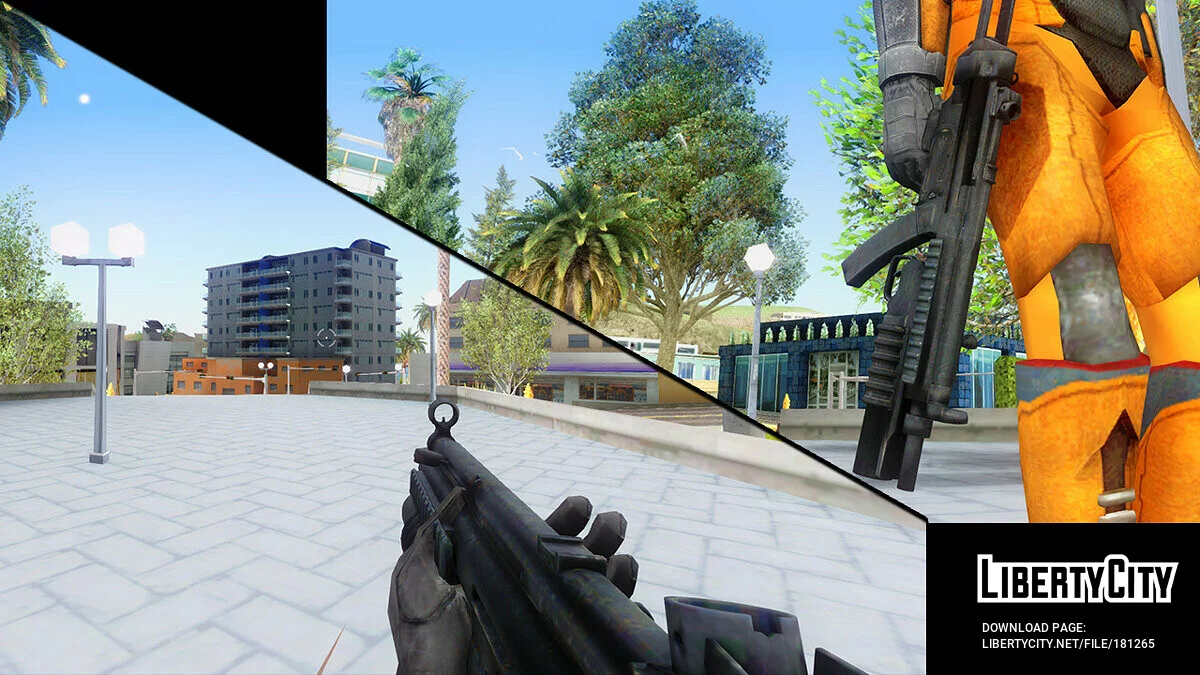 Сборник оружия из Black Mesa / GTA San Andreas