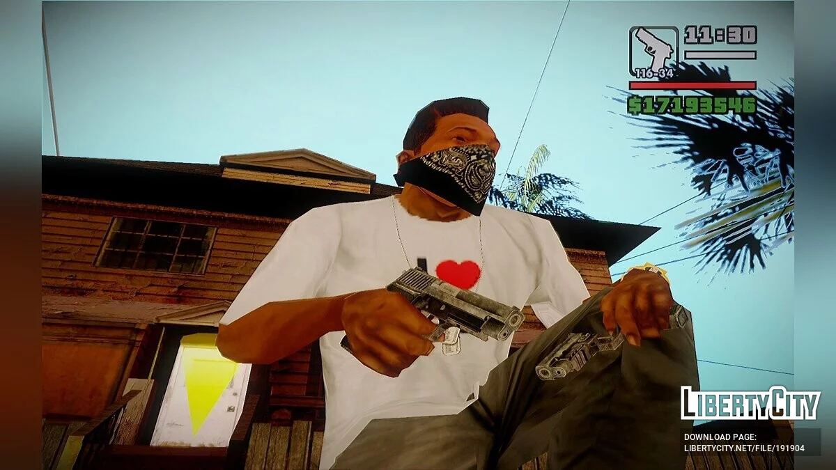 Сборник оружия из Call Of Duty / GTA San Andreas