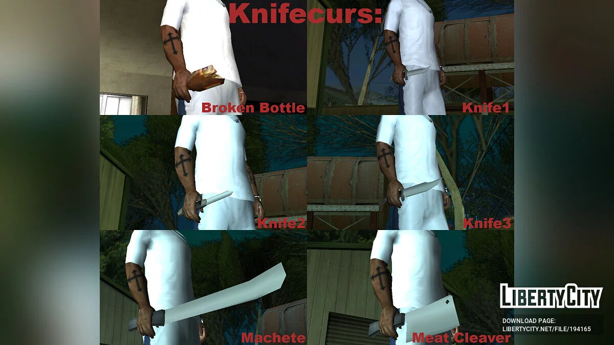 Сборник оружия из The Warriors (SA) / GTA San Andreas