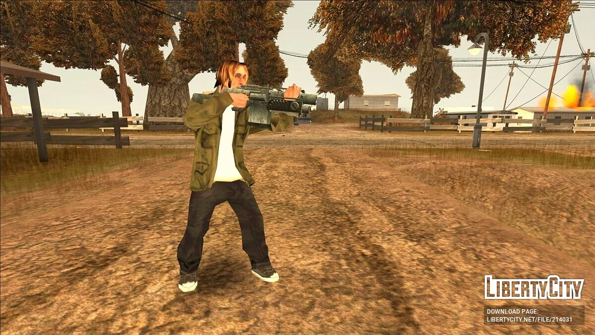 Сборник оружия Resident Evil 4 (2005) / GTA San Andreas
