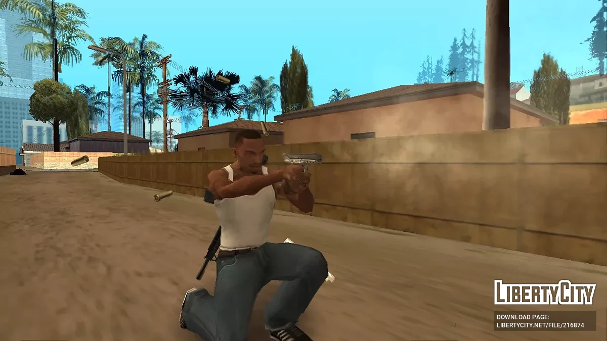 Пак пистолетов и дробовиков (Low Poly) / GTA San Andreas