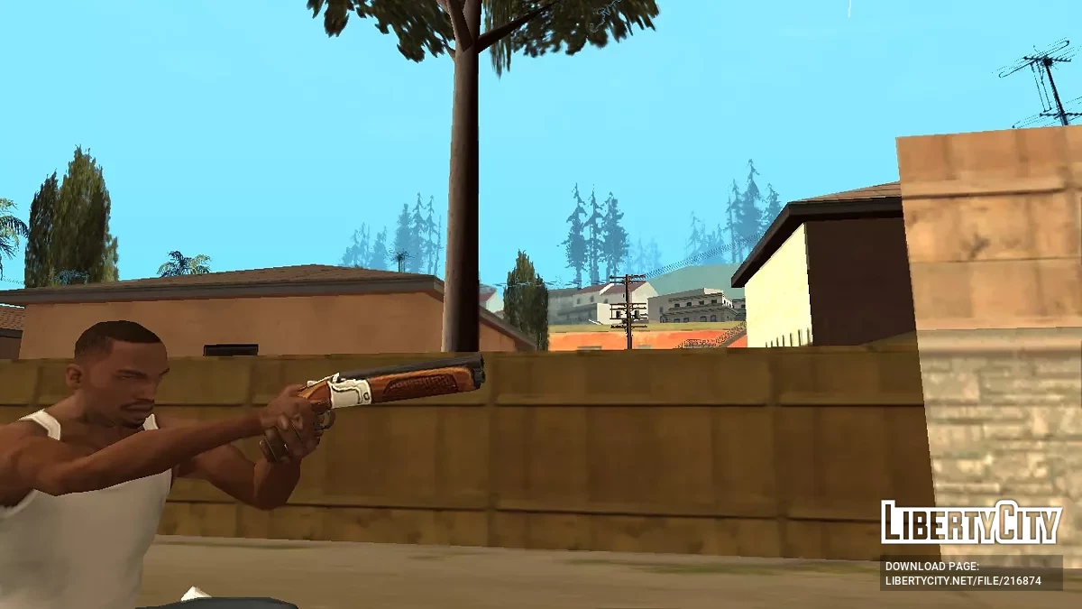 Пак пистолетов и дробовиков (Low Poly) / GTA San Andreas