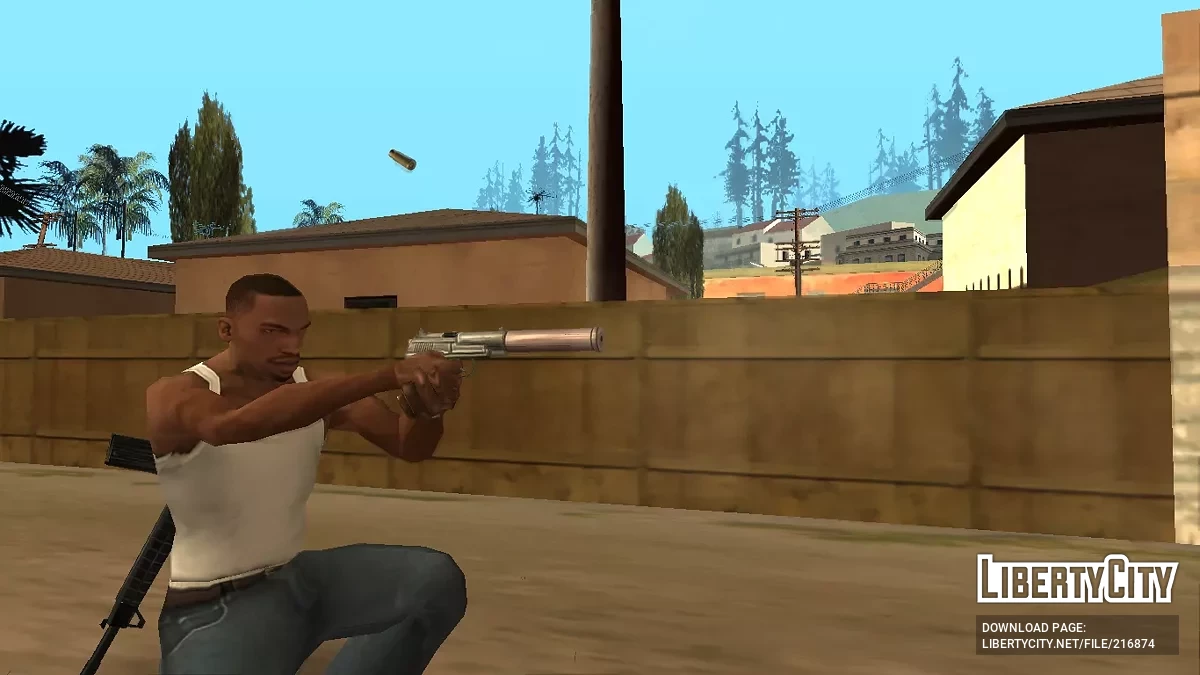 Пак пистолетов и дробовиков (Low Poly) / GTA San Andreas