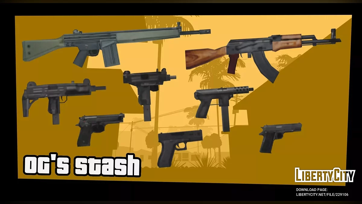 OG's Stash [Gangster Weapon Pack] / GTA San Andreas