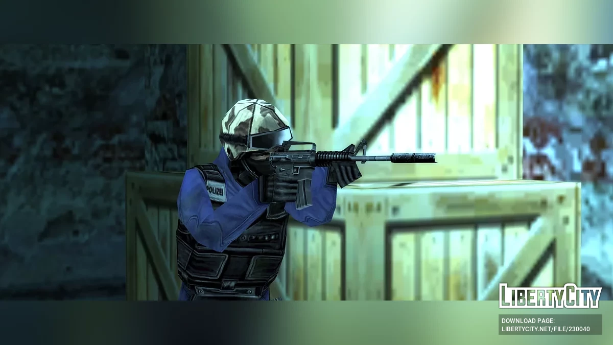 Набор всех видов оружия из Counter-Strike 1.6 (Анимированный) / GTA San Andreas
