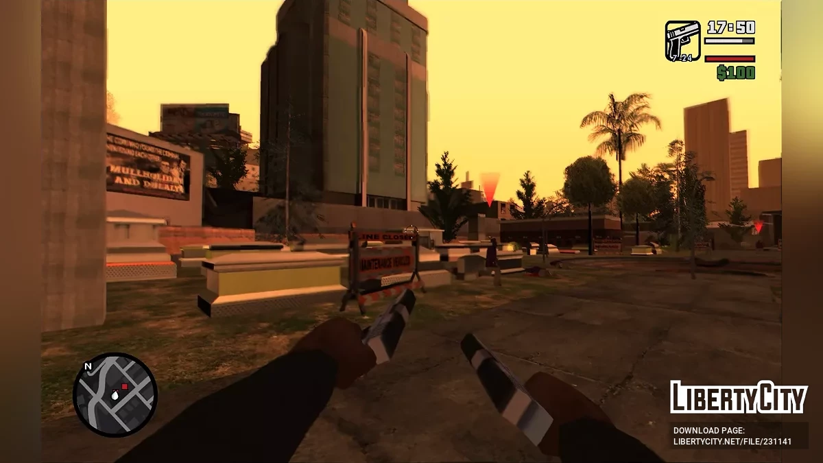 Исправленные оружия для Конца Живых / GTA San Andreas