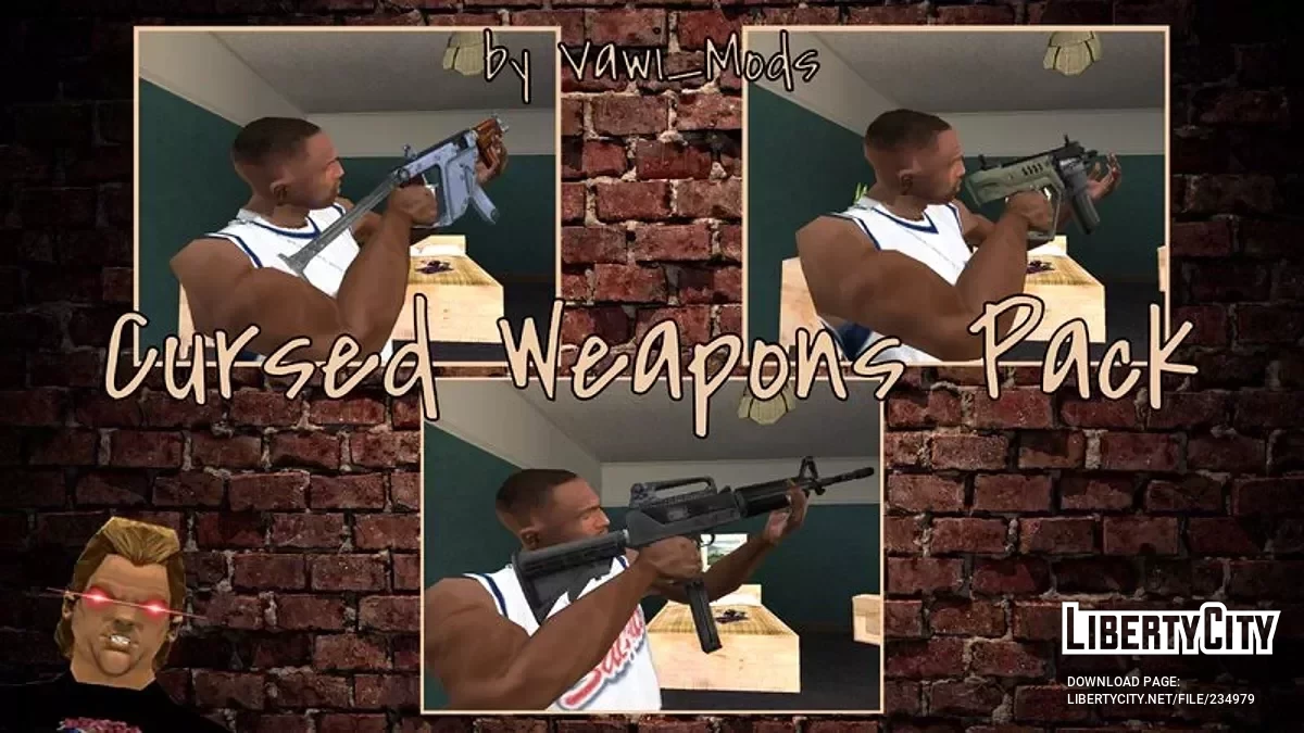Cursed Weapons Pack / GTA San Andreas