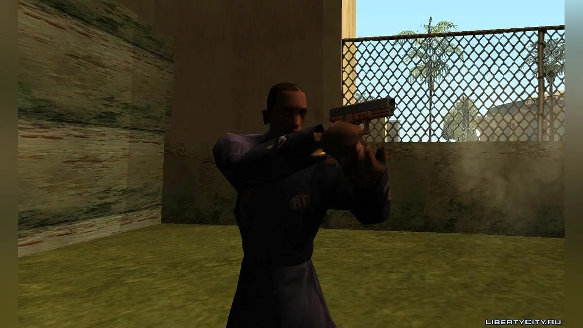 Бронебойный пистолет как в GTA 5 v2 / GTA San Andreas