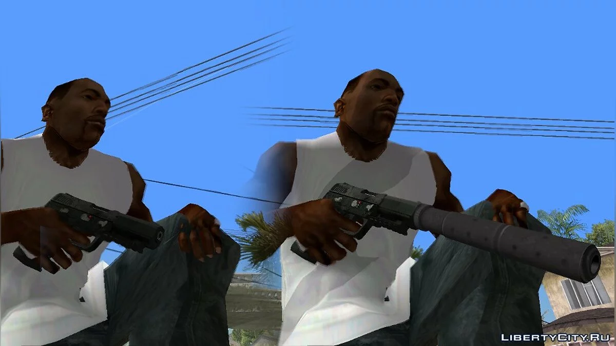 Weapons: colt45, silenced / GTA San Andreas