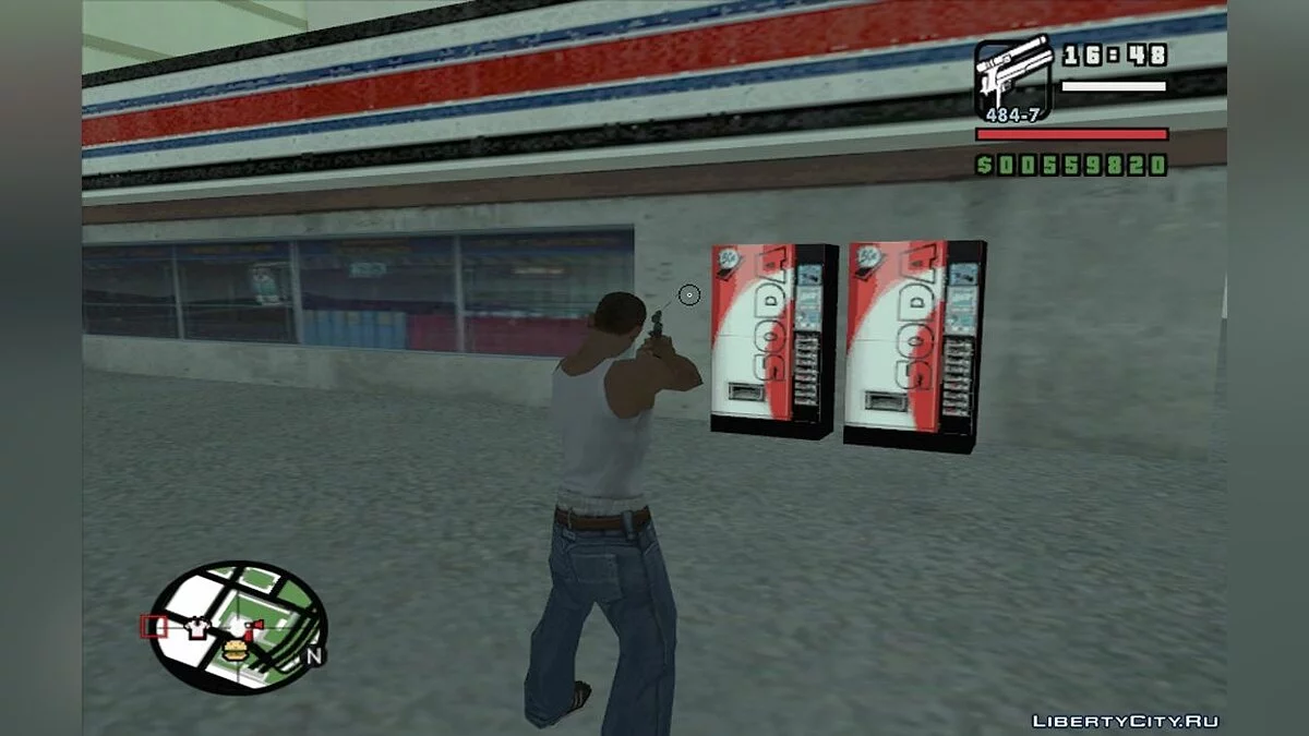 AMT Hardballer Longslide с лазерным прицелом / GTA San Andreas