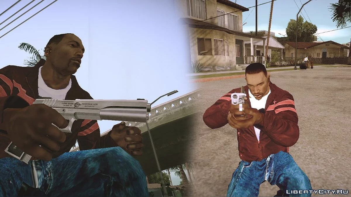 Weapons: Colt 1911 Silverballer (colt45) / GTA San Andreas