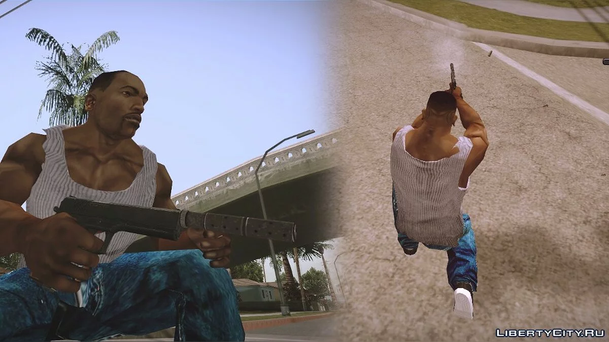 Weapons: Colt45 and Silenced / GTA San Andreas