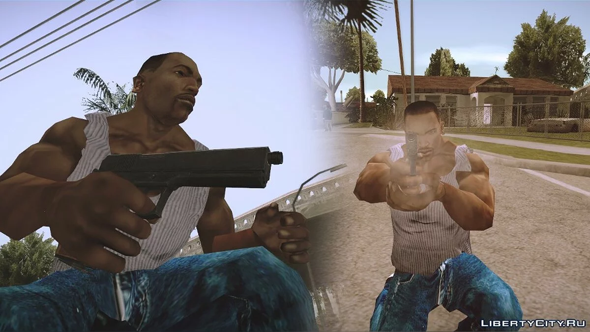 Weapons: Colt45 and Silenced / GTA San Andreas