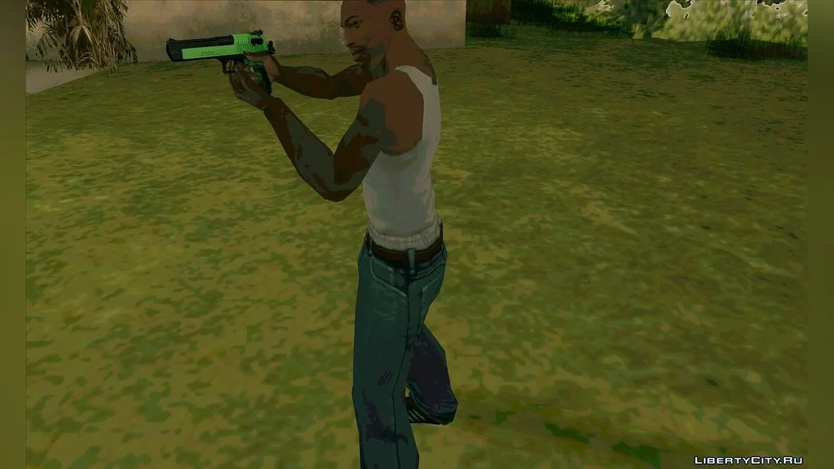 Зеленый Desert Eagle / GTA San Andreas