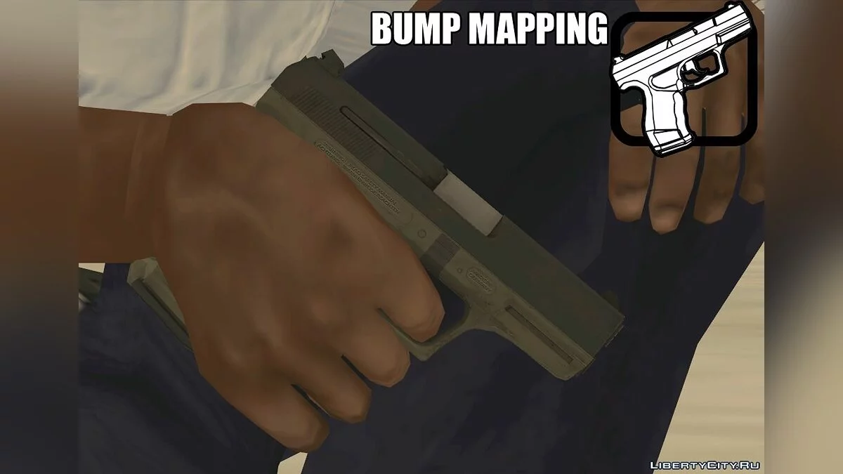 Walther P99 [Bump Mapping] / GTA San Andreas