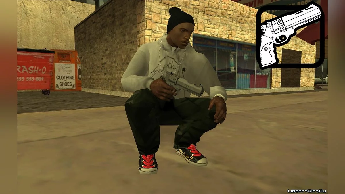Revolver From Alien: Isolation / GTA San Andreas