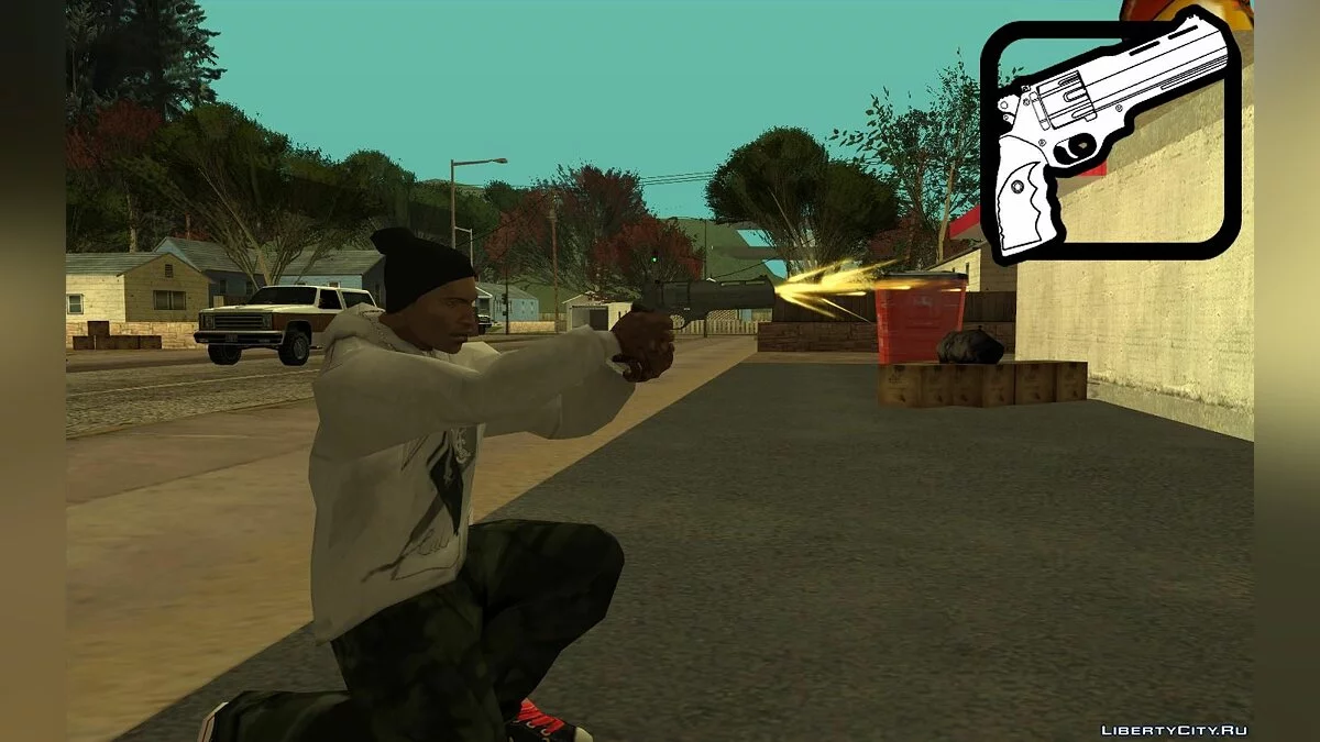Revolver From Alien: Isolation / GTA San Andreas