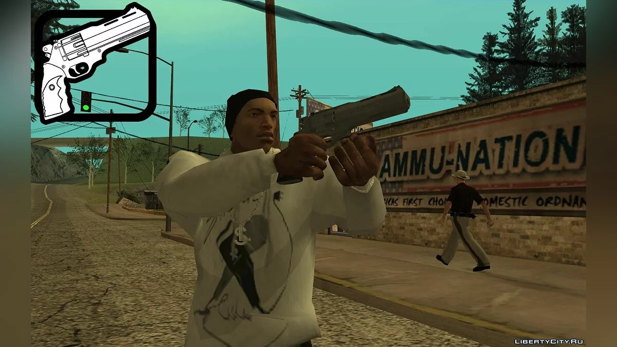 Revolver From Alien: Isolation / GTA San Andreas