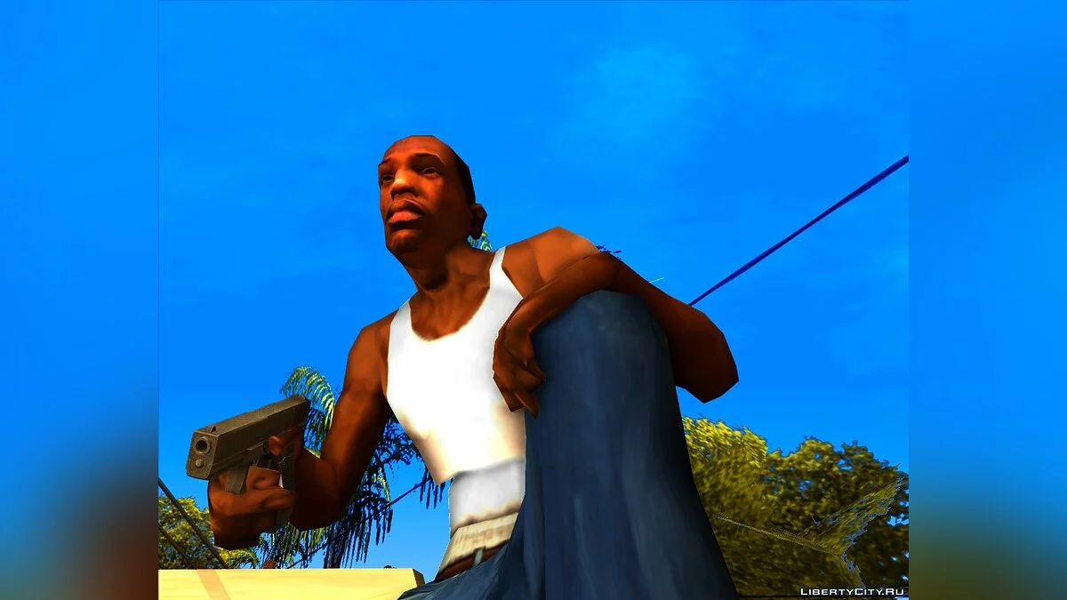 Пистолет Glock из игры R.I.P.D. / GTA San Andreas